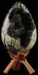 Septarian Dragon Egg Geode - Removable Piece #53035-2